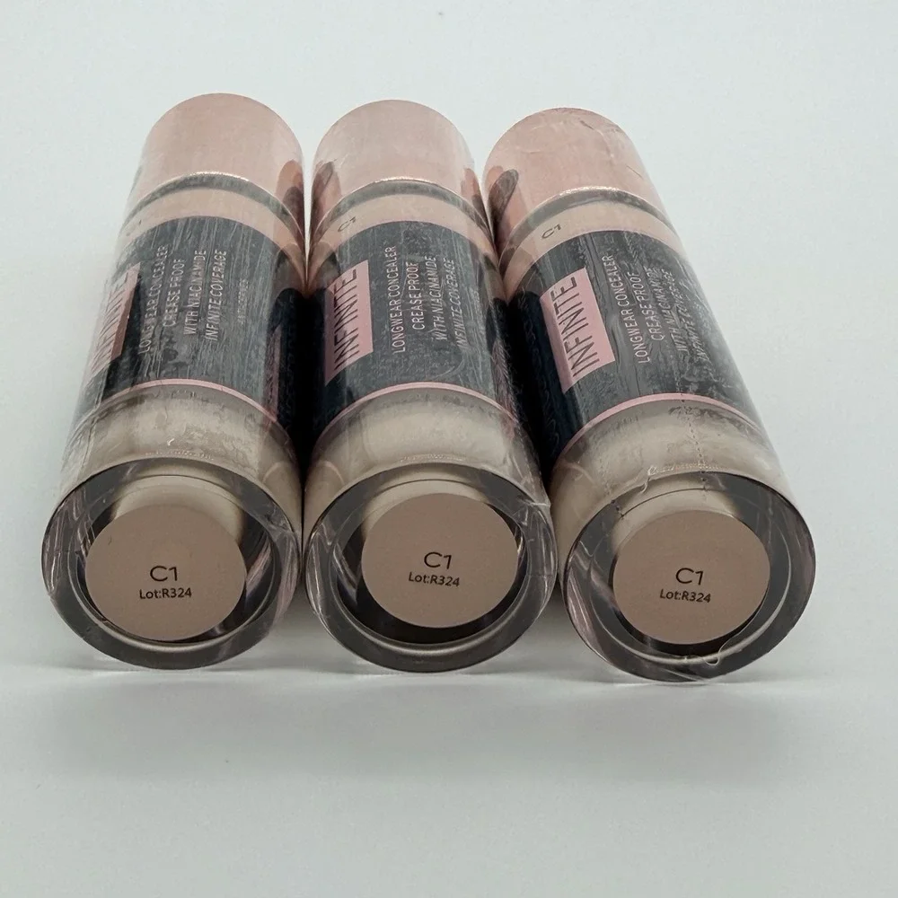 Revolution Conceal And Define Full Coverage Concealer Shade C1 3Pack
